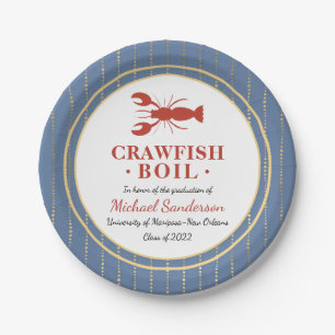 Crawfish Boil Abschluss School Event Pappteller