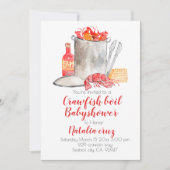Crawfish Boil Babydusche Party einladen Einladung (Vorderseite)