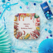 Crawfish Boil Birthday Party For Adults Pappteller (Party)