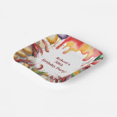 Crawfish Boil Birthday Party For Adults Pappteller (Gewinkelt)