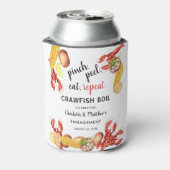 Crawfish Boil Bridal Engagement Party Dosenkühler (Kanne Rückseite)