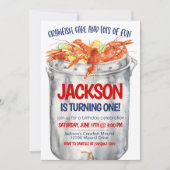 Crawfish Boil Couples Einladung (Vorderseite)