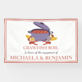 Crawfish Boil Couples Showingparty Banner (Horizontal)