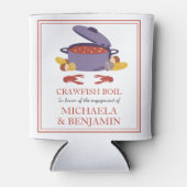 Crawfish Boil Couples Showingparty Dosenkühler (Vorderseite)