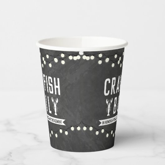 Crawfish Boil Couples Showingparty Pappbecher (Links)