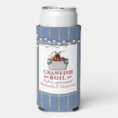 Crawfish Boil Couples Showingparty Selters Dosenkühler (Seltzer Rückseite)