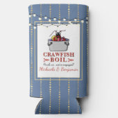 Crawfish Boil Couples Showingparty Selters Dosenkühler (Rückseite)