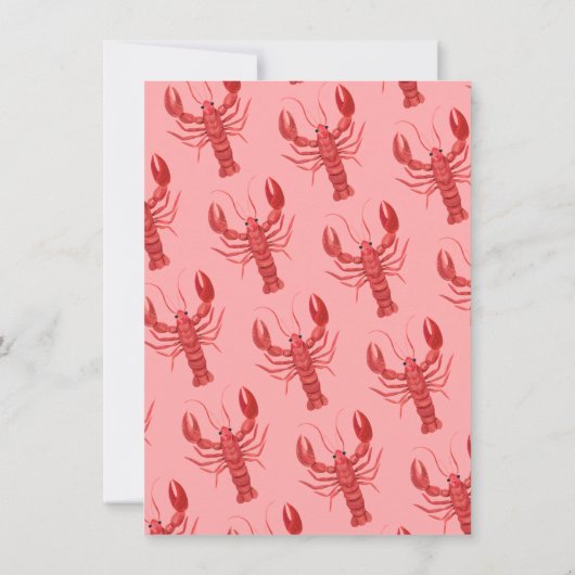 Crawfish Boil Cray Cray Mardi Gras Party Einladung (Rückseite)