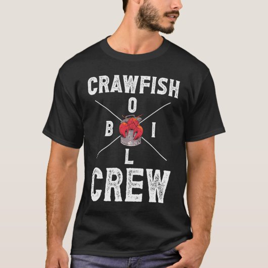 Crawfish Boil Crew Crayfish  3 T-Shirt (Vorderseite)