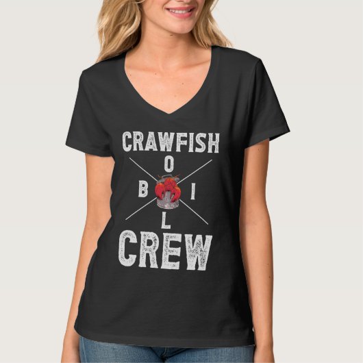Crawfish Boil Crew Crayfish  3 T-Shirt (Vorderseite)
