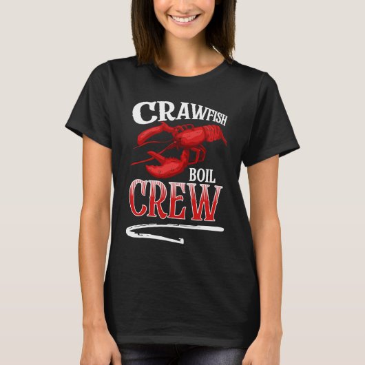 Crawfish Boil Crew Crayfish T-Shirt (Vorderseite)
