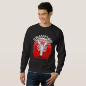 Crawfish Boil Crew Meeresfrüchte Cajun Crayfish Lo Sweatshirt (Vorne ganz)