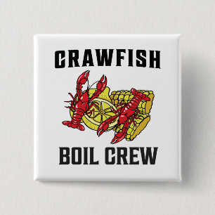 Crawfish Boil Crew T - Shirt Button