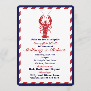 Crawfish Boil Einladung