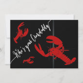 Crawfish Boil Einladung (Vorderseite)