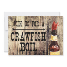 Crawfish Boil Einladung