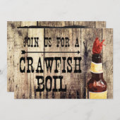Crawfish Boil Einladung (Vorne/Hinten)