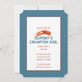 Crawfish Boil Einladungen (Rückseite)