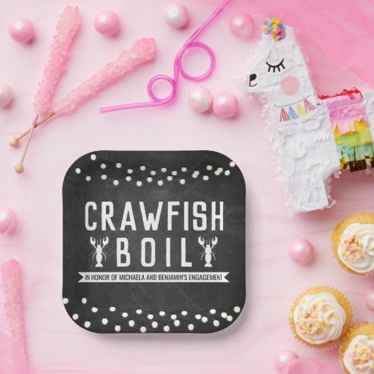 Crawfish Boil-Engagement-Partei Pappteller (Party)