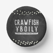 Crawfish Boil-Engagement-Partei Pappteller (Vorderseite)