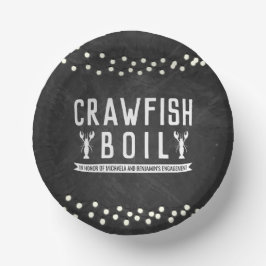 Crawfish Boil-Engagement-Partei Pappteller