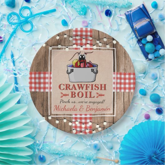 Crawfish Boil-Engagement-Partei Pappteller (Party)
