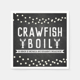 Crawfish Boil-Engagement-Partei Serviette