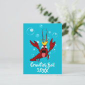 Crawfish Boil Family Wiedersehen Einladung Postkar (Stehend Vorderseite)