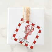 Crawfish Boil Geschenkanhänger (Beispiel)