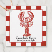 Crawfish Boil Geschenkanhänger (Vorderseite)