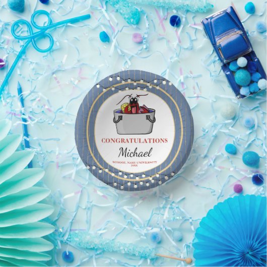 Crawfish Boil Graduation Party Pappteller (Party)