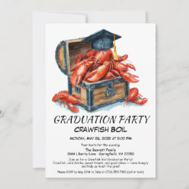 Crawfish Boil Graduation Party | Southern Style  Einladung