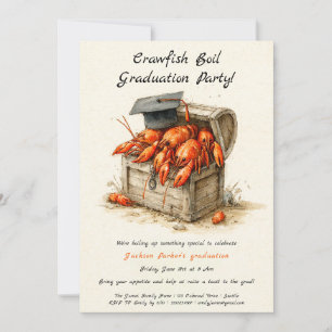 Crawfish Boil Graduation Party   Südstil Einladung