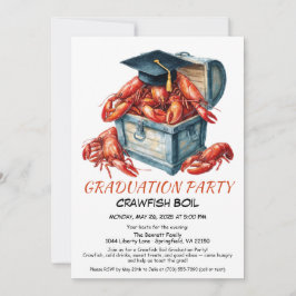 Crawfish Boil Graduation Party | Südstil Einladung