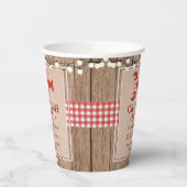 Crawfish Boil Hummer Graduierungsparty Rustikal Pappbecher (Links)