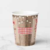 Crawfish Boil Hummer Graduierungsparty Rustikal Pappbecher (Rechts)