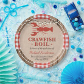 Crawfish Boil Hummer Graduierungsparty Rustikal Pappteller (Party)