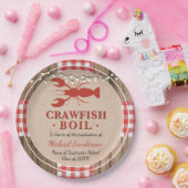 Crawfish Boil Hummer Graduierungsparty Rustikal Pappteller (Party)