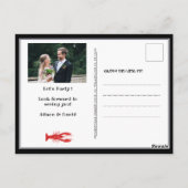 Crawfish Boil I DO Verlobung Foto Einladung Postkarte (Rückseite)