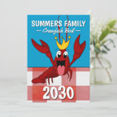 Crawfish Boil Jährliche Wiedersehen-Cookie Einladung (Stehend Vorderseite)