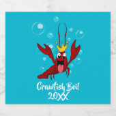Crawfish Boil Jährliche Wiedersehen-Partys Bierflaschenetikett (Einzelnes Label)