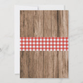 Crawfish Boil Jährliche Wiedersehen-Partys Einladung (Rückseite)