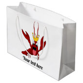 Crawfish Boil Jährliche Wiedersehen-Partys Große Geschenktüte (Rückseite Schrägansicht)
