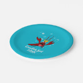 Crawfish Boil Jährliche Wiedersehen-Partys Pappteller (Schrägansicht)