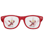 Crawfish Boil Jährliche Wiedersehen-Partys Partybrille (Vorderseite)