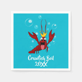 Crawfish Boil Jährliche Wiedersehen-Partys Serviette