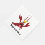 Crawfish Boil Jährliche Wiedersehen-Partys Serviette (Ecke)