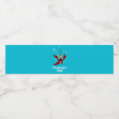 Crawfish Boil Jährliche Wiedersehen-Partys Wasserflaschenetikett (Einzelnes Label)