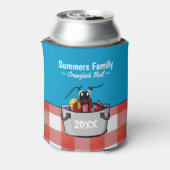 Crawfish Boil Jährliches Party Picnic Dosenkühler (Kanne Rückseite)