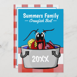 Crawfish Boil Jährliches Party Picnic Einladung